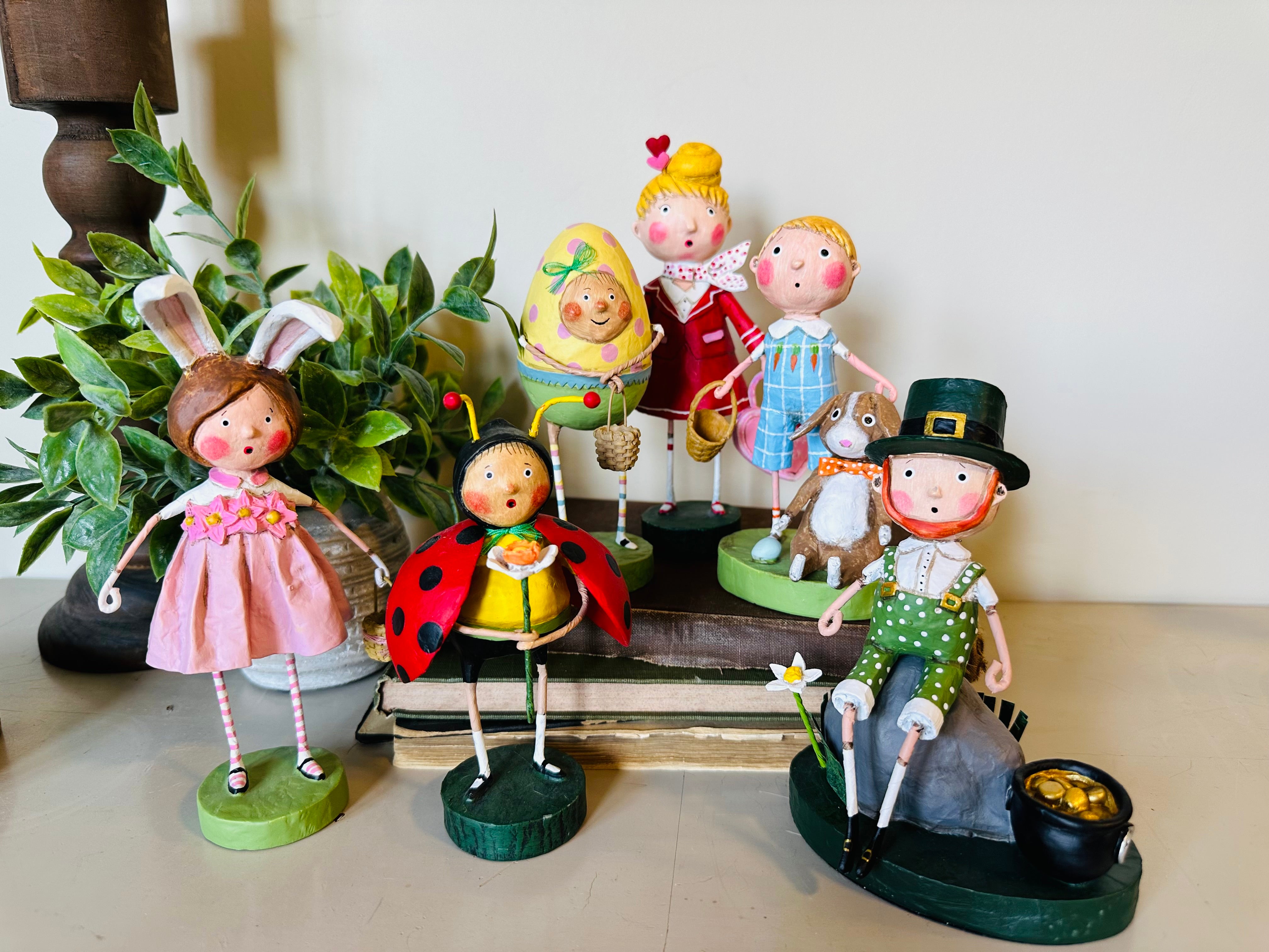 Lori Mitchell Sculptures & Figurines Opie and Eleanors