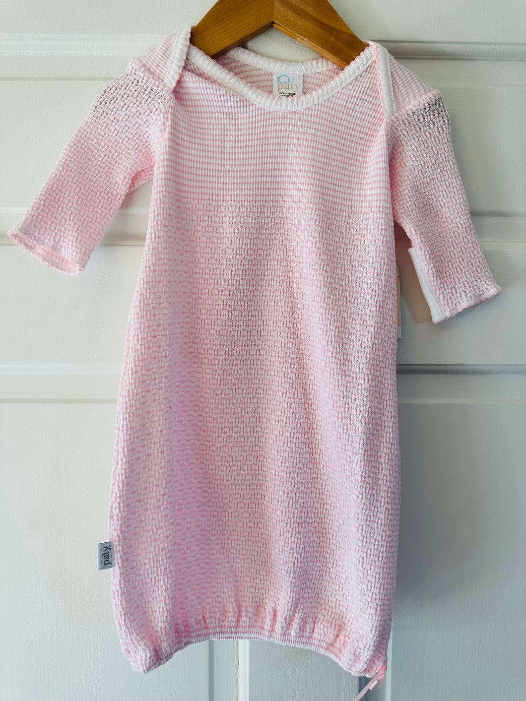 Paty: L/S Day Gown NB Pink