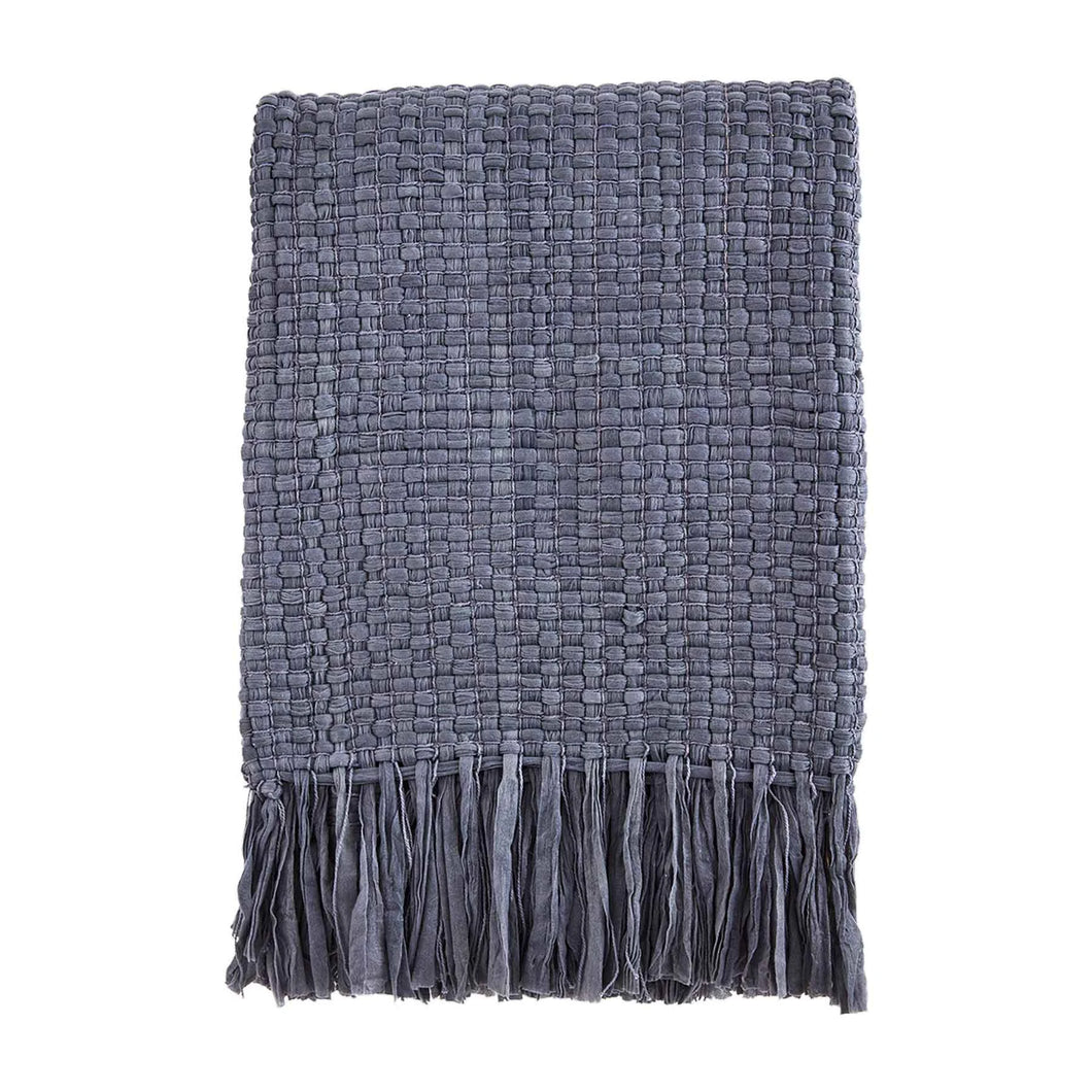 Recycled Throw - Blue