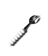 Load image into Gallery viewer, Signature White Knob Serving Fork
